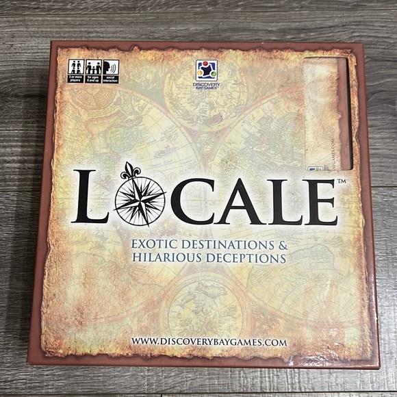 Locale Board Game by Discovery Bay Games Exotic Destinations and Hilarious - Picture 1 of 10